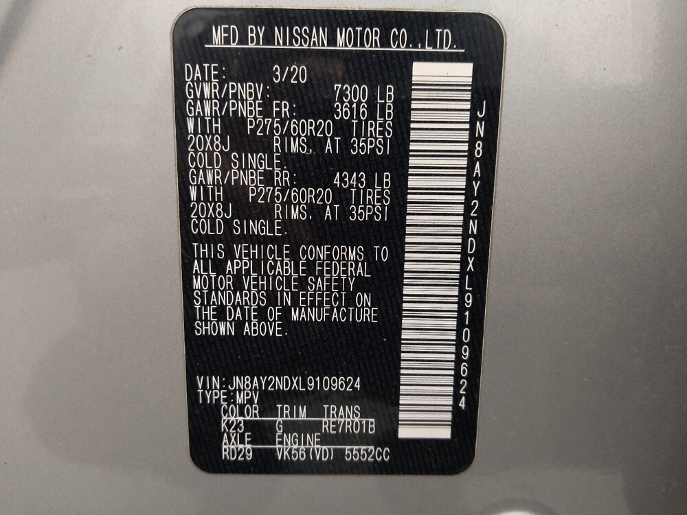 2020 Nissan Armada in Houston, TX 77034 - 18127643 33