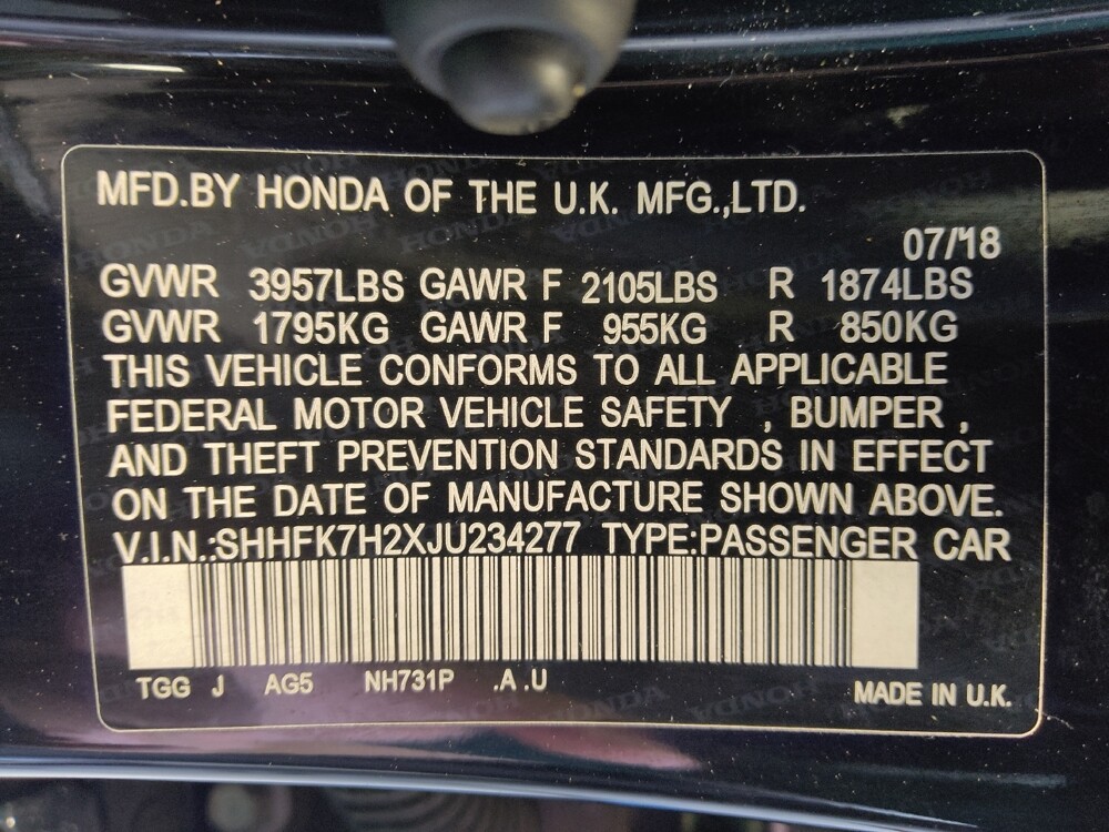 2018 Honda Civic in Houston, TX 77074 - 18127653 33