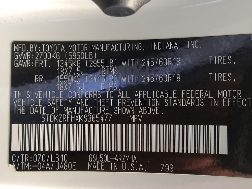 2019 Toyota Highlander in Tyler, TX 75701 - 18127665 33