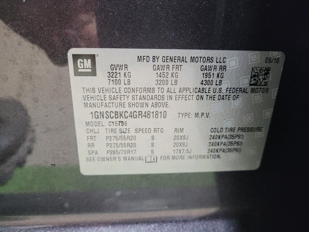 2016 Chevrolet Tahoe in Louisville, KY 40258 - 18127671 33