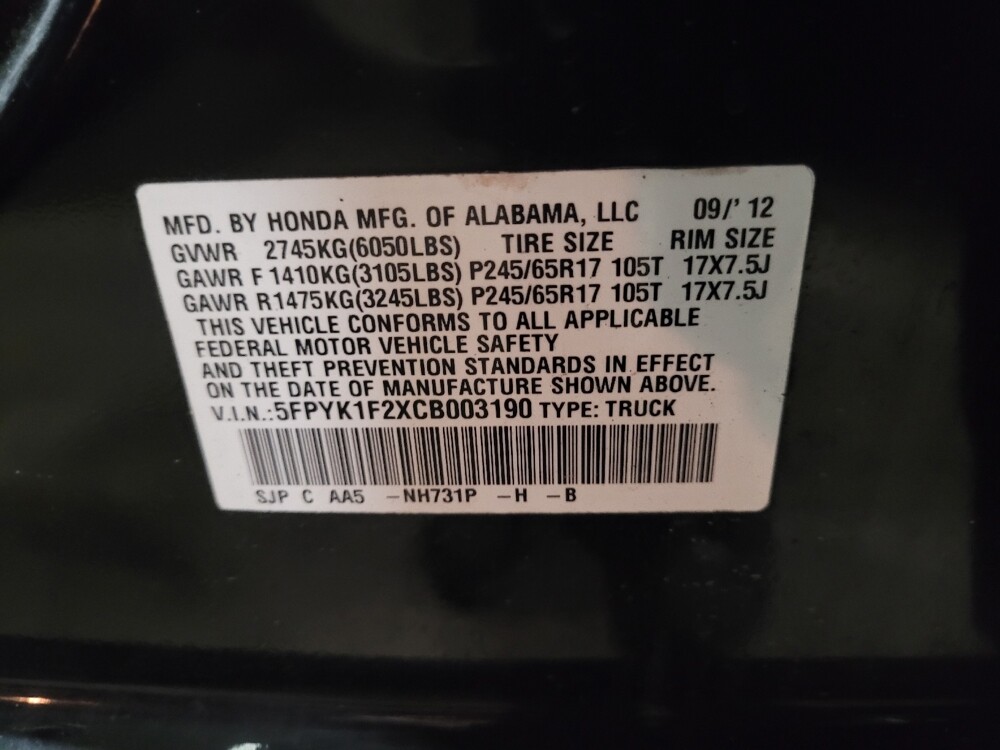 2012 Honda Ridgeline in Laurel, MD 20724 - 18127711 33