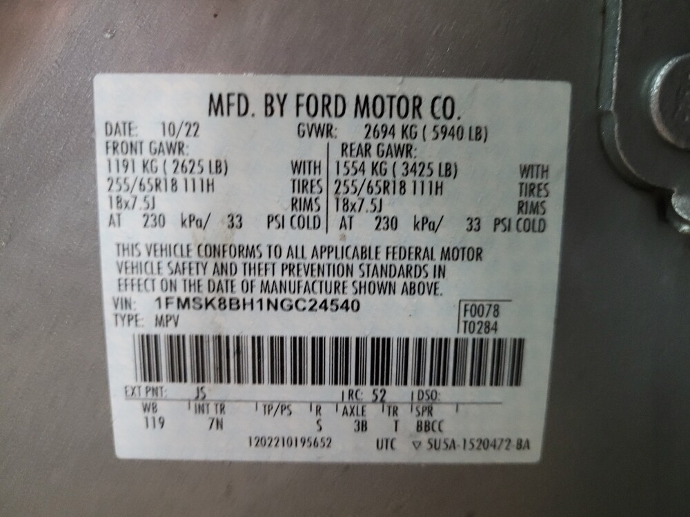 2022 Ford Explorer in New Castle, DE 19720 - 18127727 33