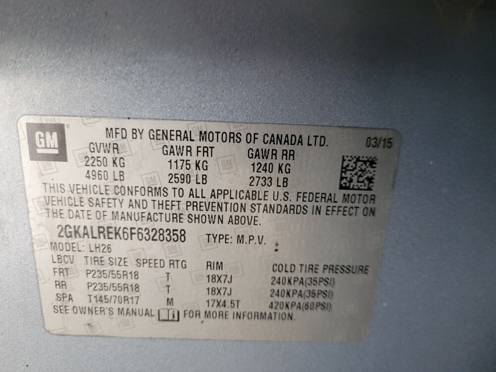 2015 GMC Terrain in Williamstown, NJ 8094 - 18127728 33