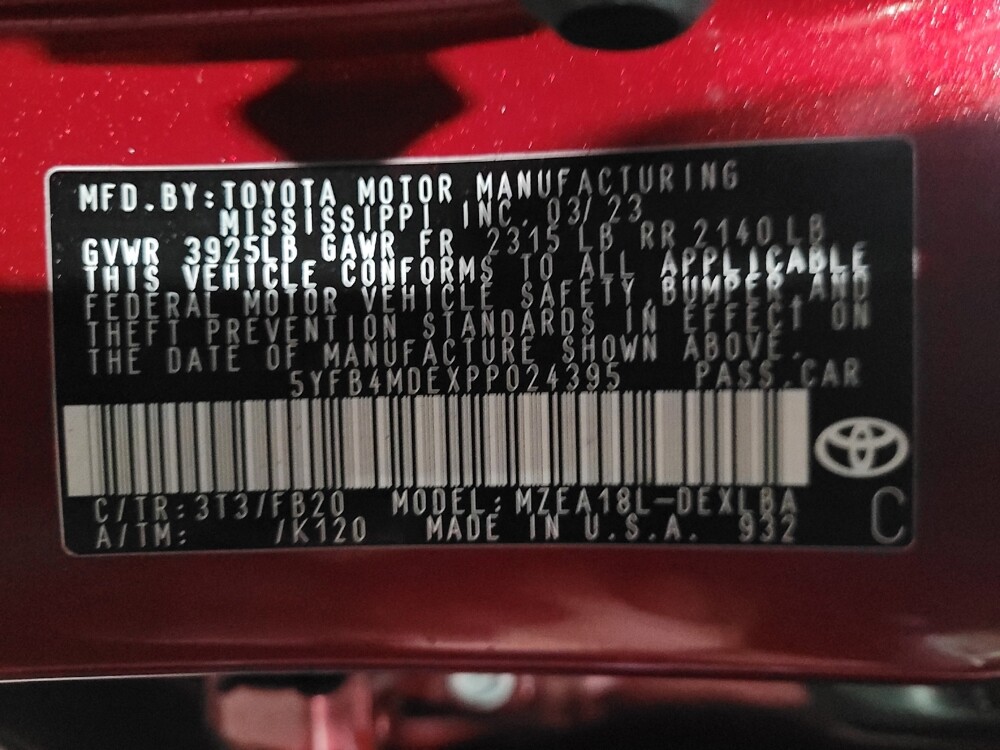 2023 Toyota Corolla in Henrico, VA 23223 - 18127735 33