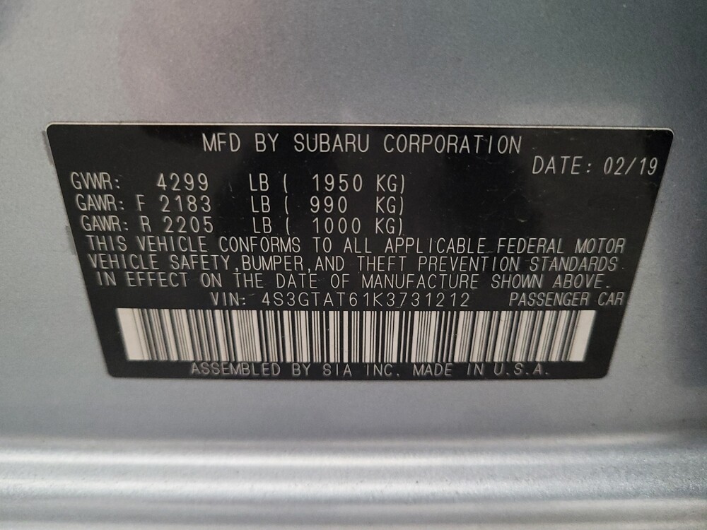 2019 Subaru Impreza in Montclair, CA 91763 - 18127855 33