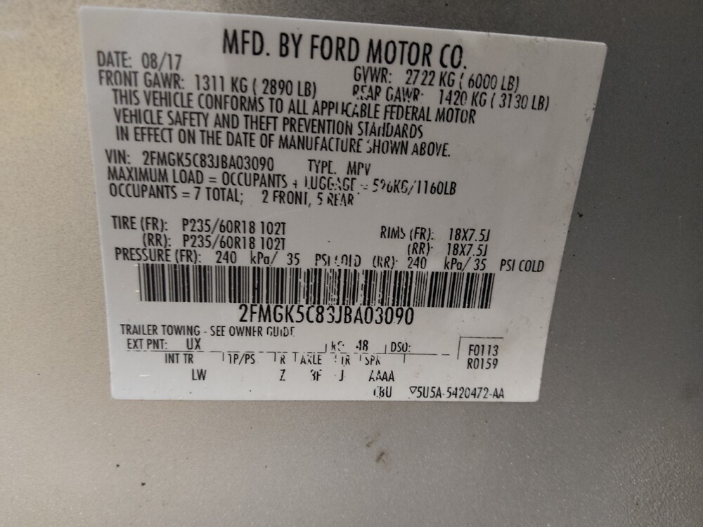 2018 Ford Flex in Marietta, GA 30062 - 18127860 33