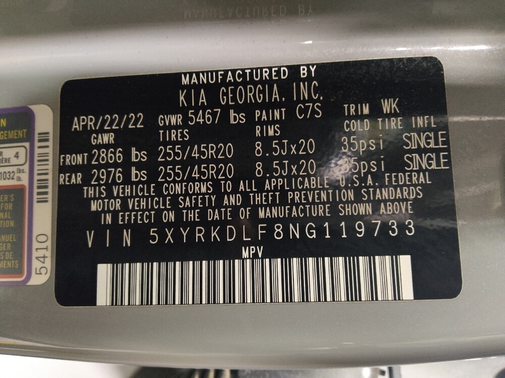 2022 Kia Sorento in Conyers, GA 30094 - 18127865 33