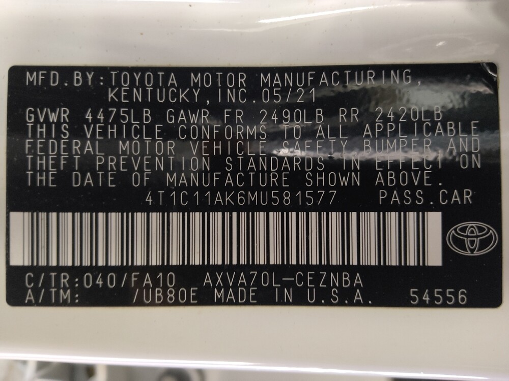 2021 Toyota Camry in Jackson, MS 39211 - 18127877 33