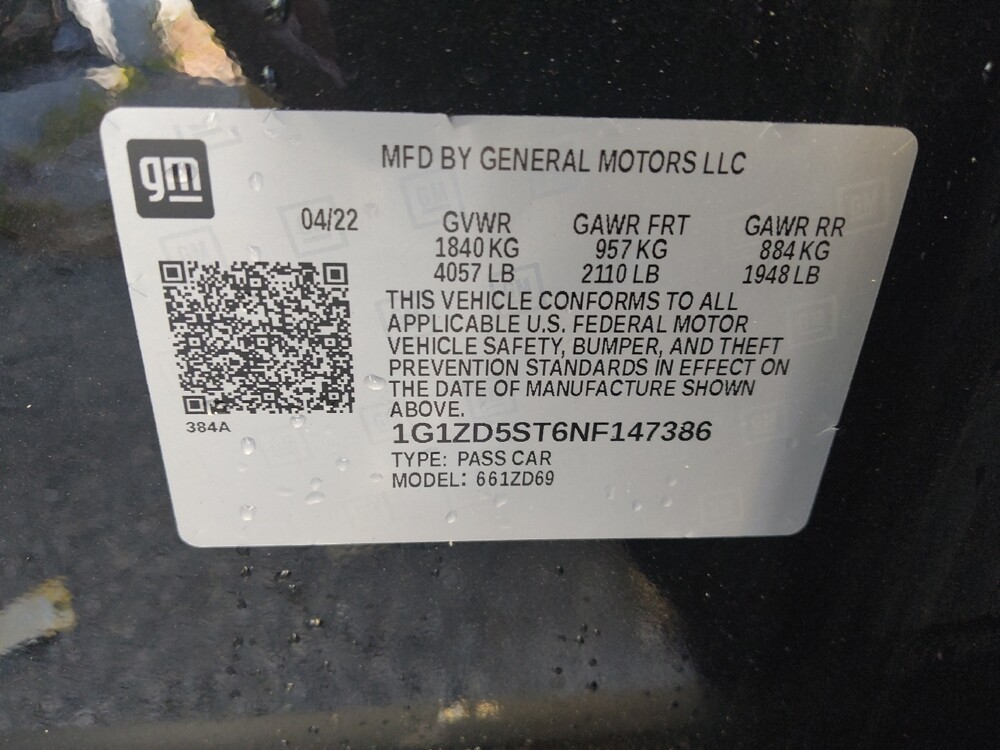 2022 Chevrolet Malibu in Jackson, MS 39211 - 18127882 33