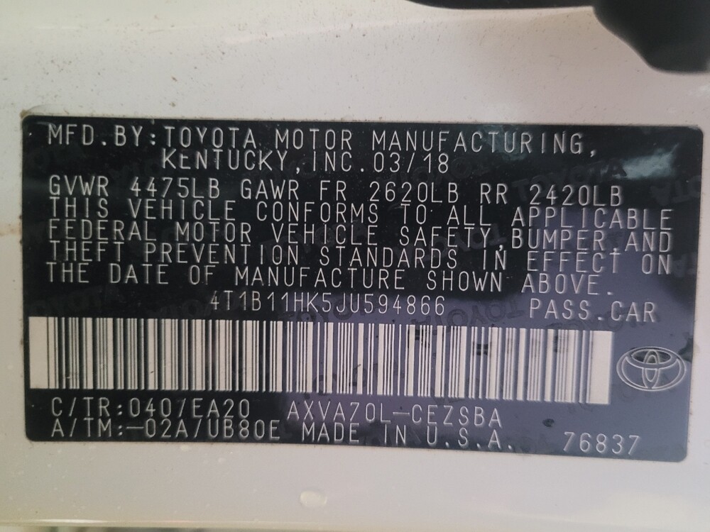 2018 Toyota Camry in Jackson, MS 39211 - 18127887 33