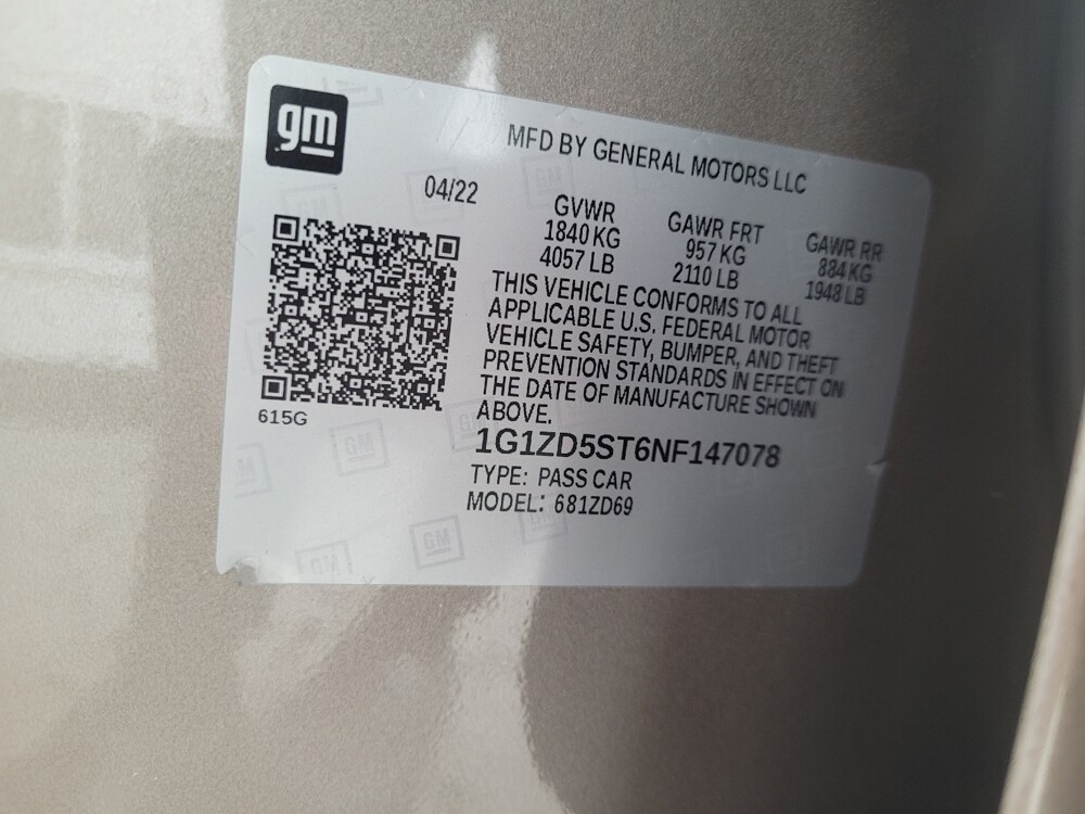 2022 Chevrolet Malibu in Athens, GA 30606 - 18127890 33