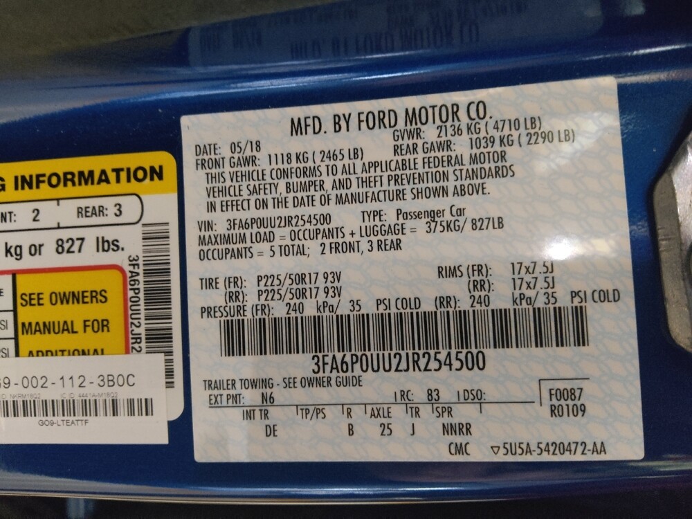 2018 Ford Fusion in Marietta, GA 30062 - 18127893 33