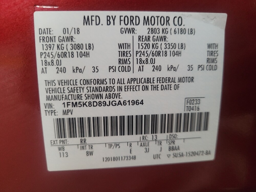 2018 Ford Explorer in Pelham, AL 35124 - 18127913 33