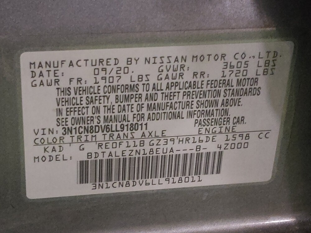 2020 Nissan Versa in Fort Worth, TX 76116 - 18127933 33