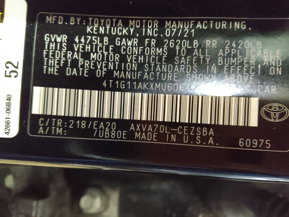 2021 Toyota Camry in San Antonio, TX 78238 - 18127949 33