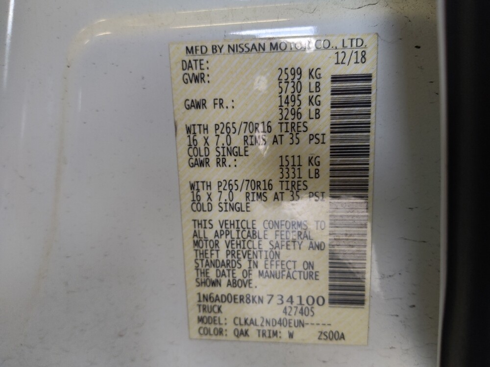 2019 Nissan Frontier in Phoenix, AZ 85015 - 18127977 33