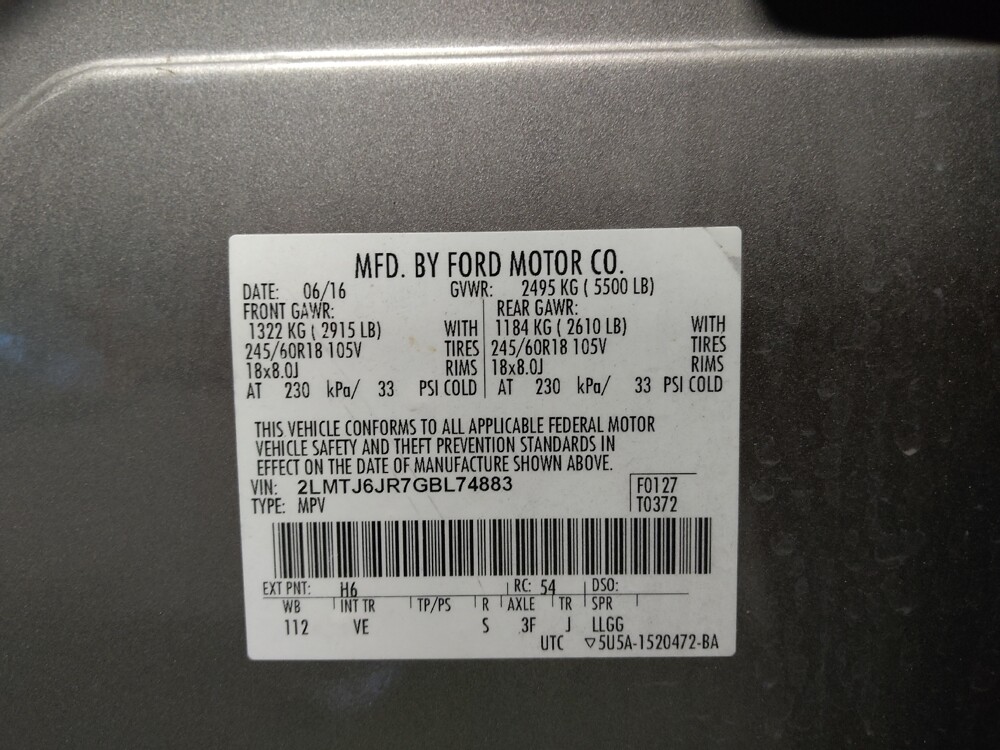 2016 Lincoln MKX in Tucson, AZ 85705 - 18127981 33