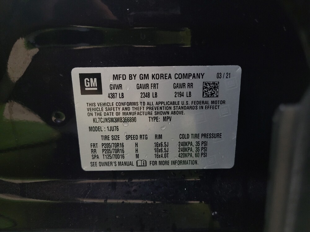 2021 Chevrolet Trax in Lakeland, FL 33815 - 18127992 33