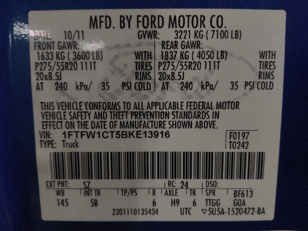 2011 Ford F150 in Salem, VA 24153 - 18128017 33