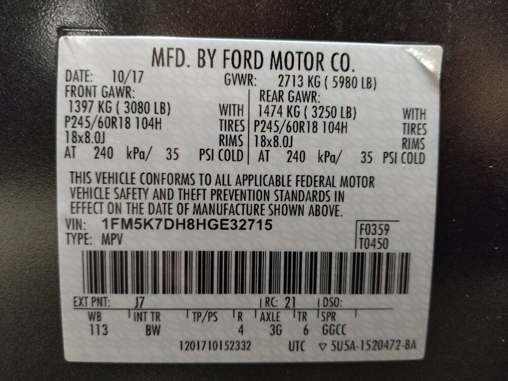 2017 Ford Explorer in Sanford, FL 32773 - 18128025 33