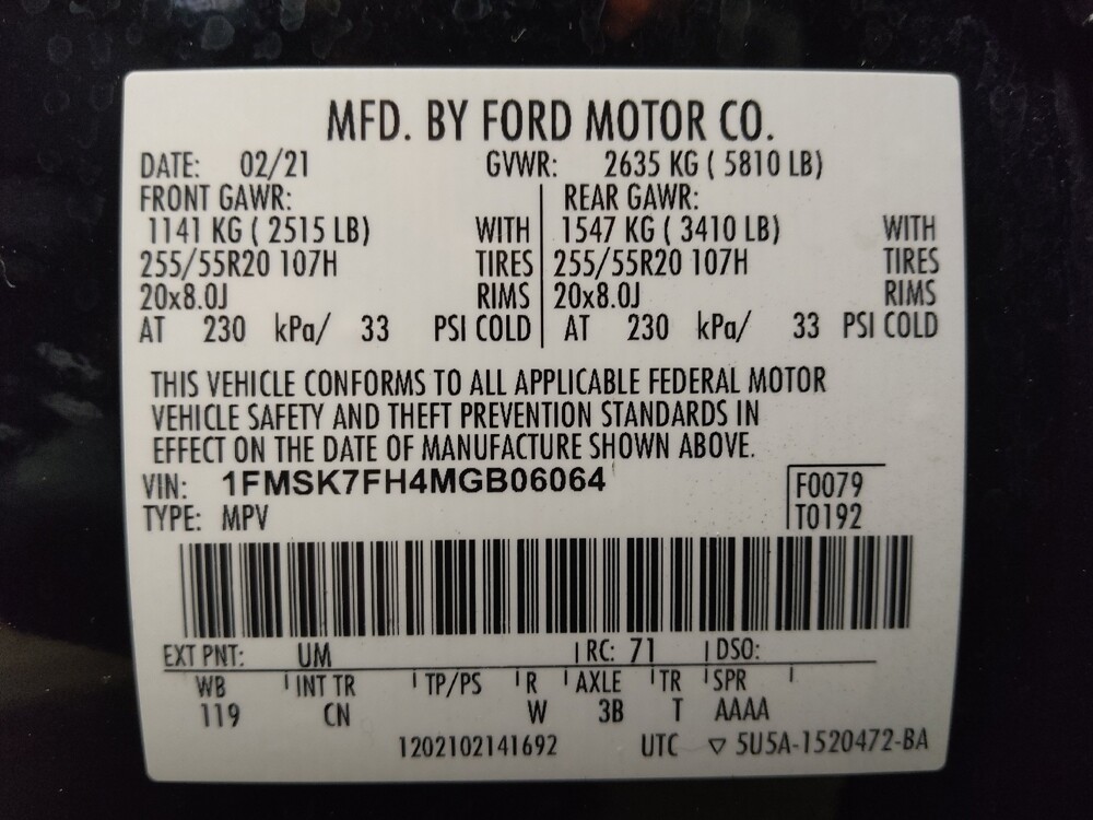 2021 Ford Explorer in Gainesville, FL 32609 - 18128028 33