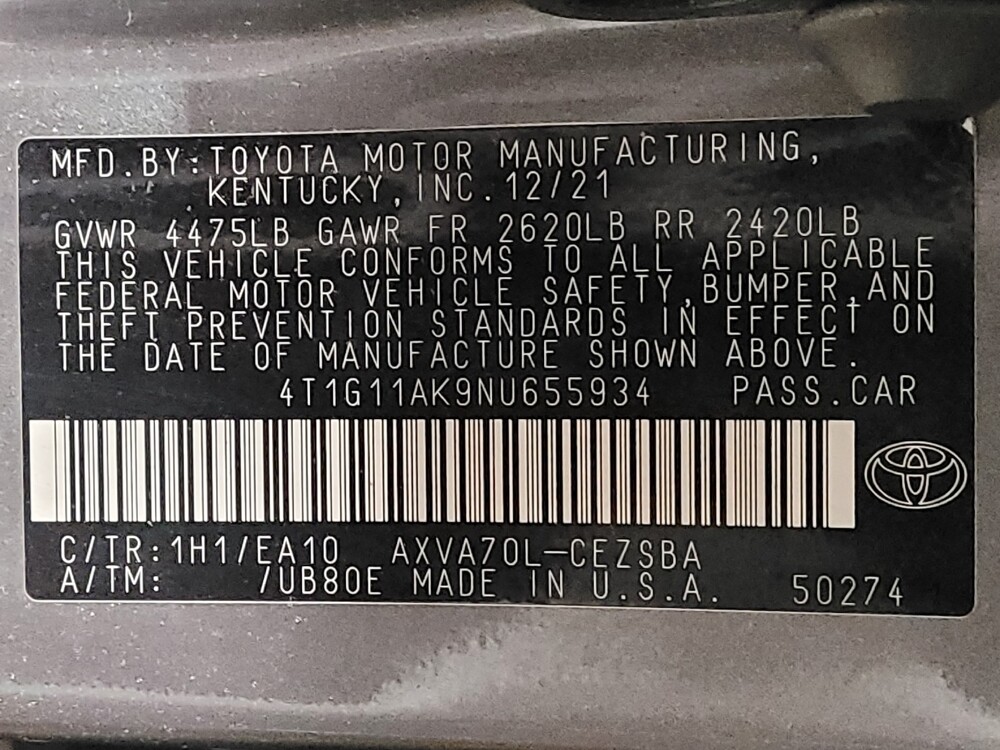 2022 Toyota Camry in Savannah, GA 31419 - 18128046 33