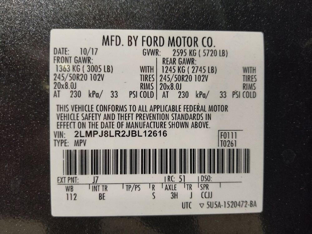 2018 Lincoln MKX in Pensacola, FL 32505 - 18128056 33