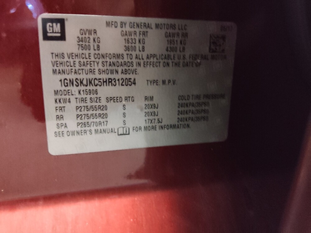 2017 Chevrolet Suburban in Greenville, SC 29607 - 18128085 33