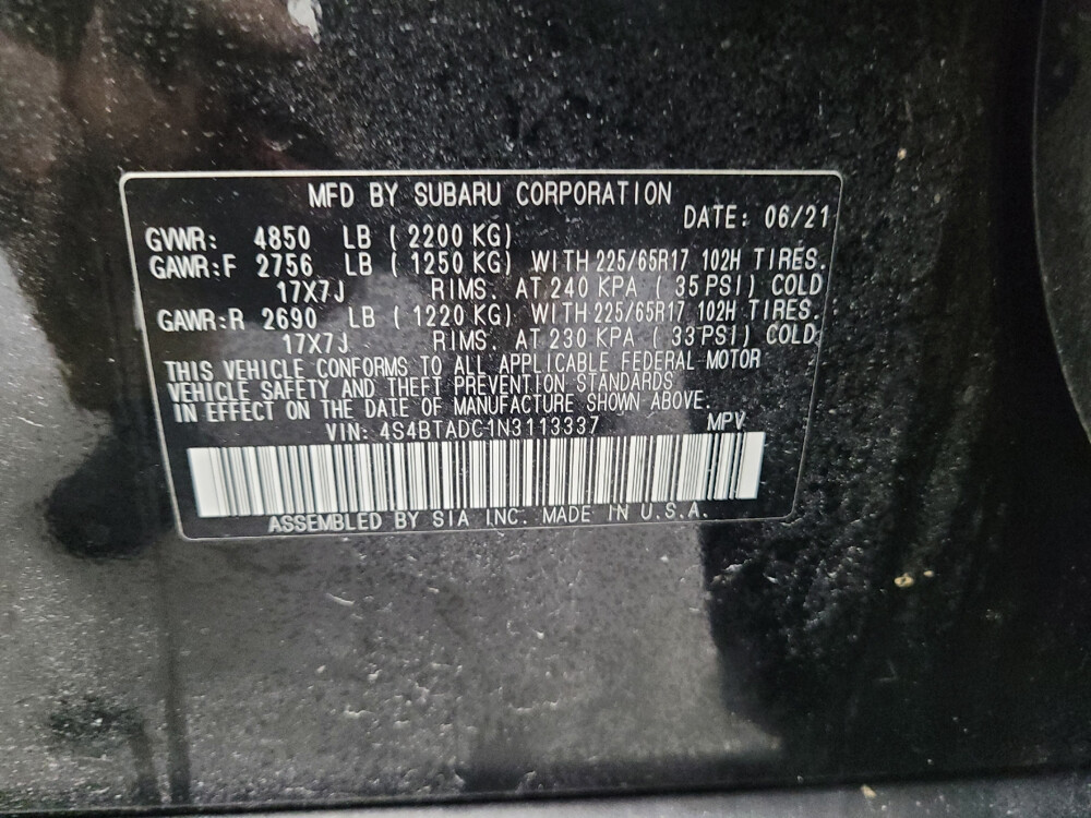 2022 Subaru Outback in Memphis, TN 38128 - 18128132 33