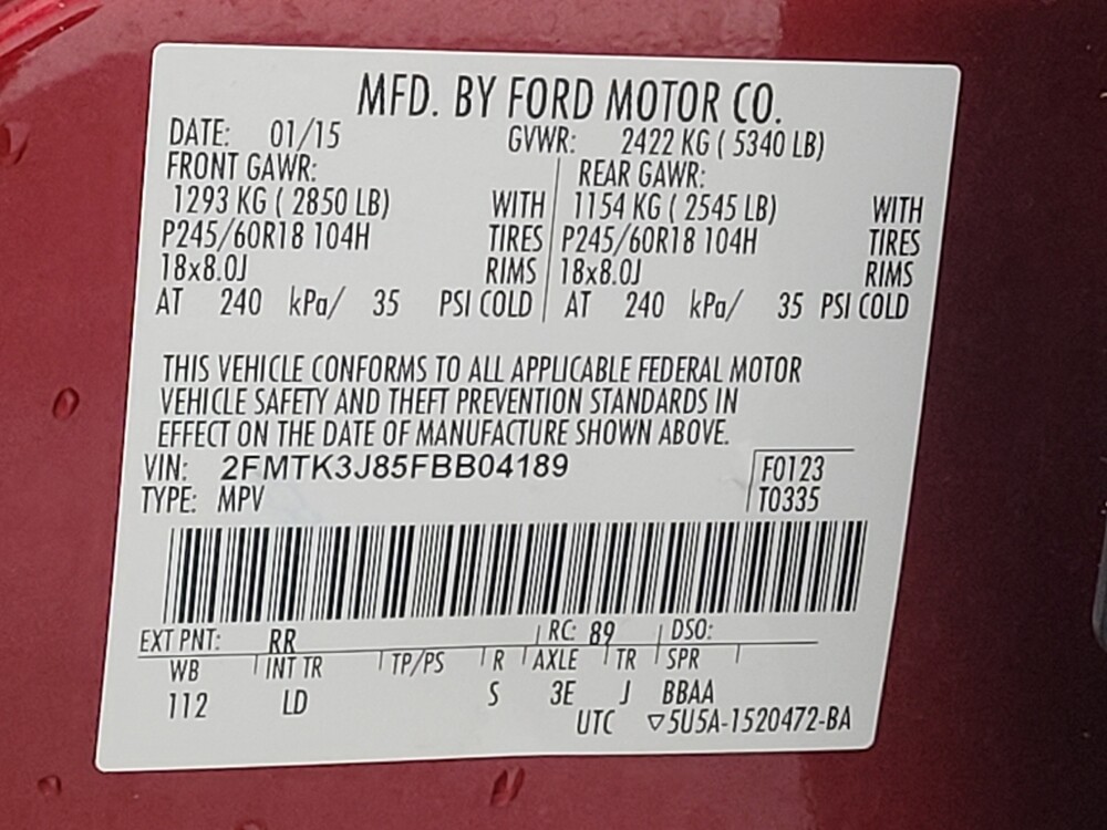 2015 Ford Edge in Memphis, TN 38128 - 18128139 33