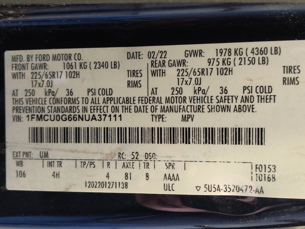 2022 Ford Escape in Temple, TX 76502 - 18128162 33