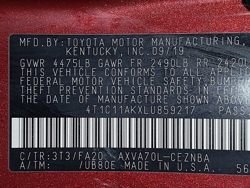 2020 Toyota Camry in Round Rock, TX 78664 - 18128175 33