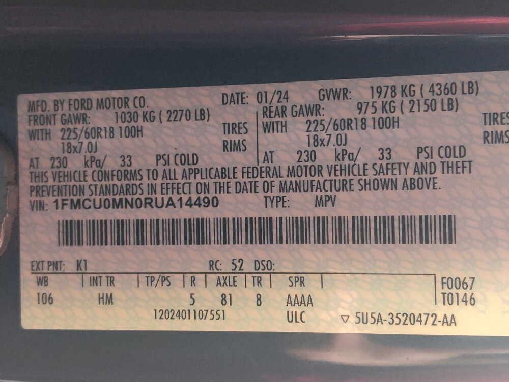 2024 Ford Escape in Houston, TX 77074 - 18128181 33