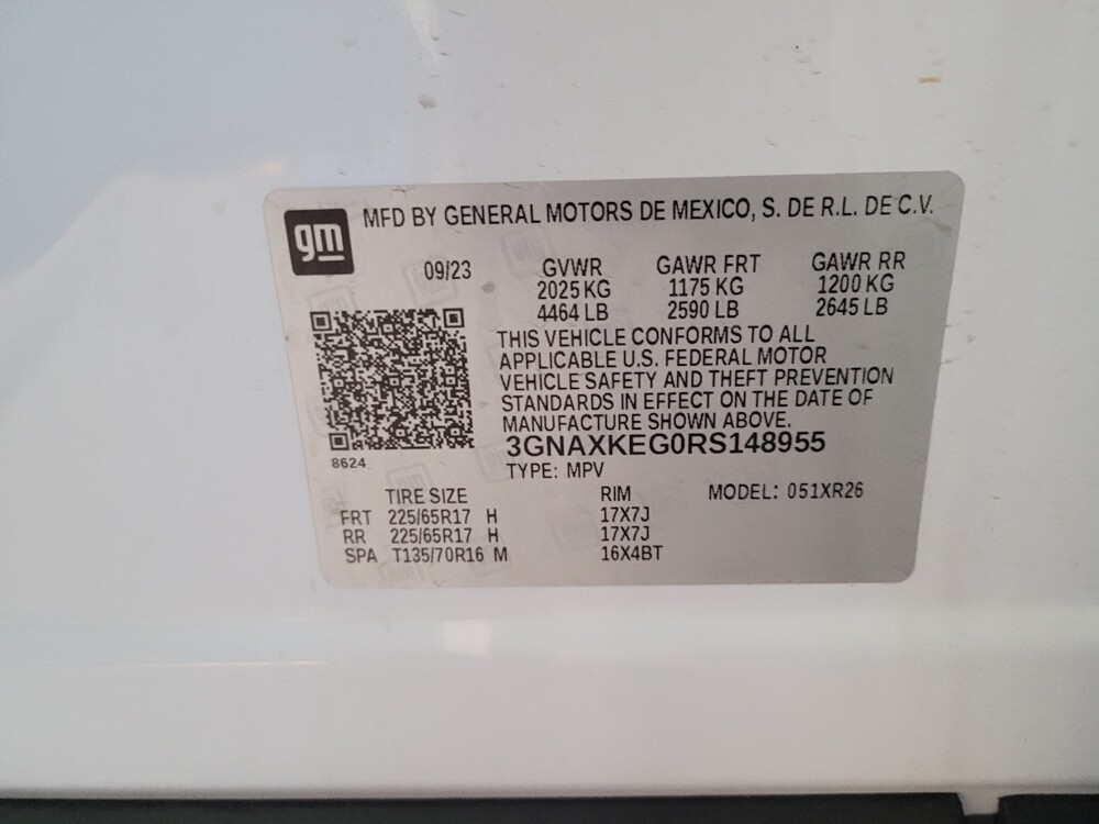 2024 Chevrolet Equinox in Maple Heights, OH 44137 - 18128215 33