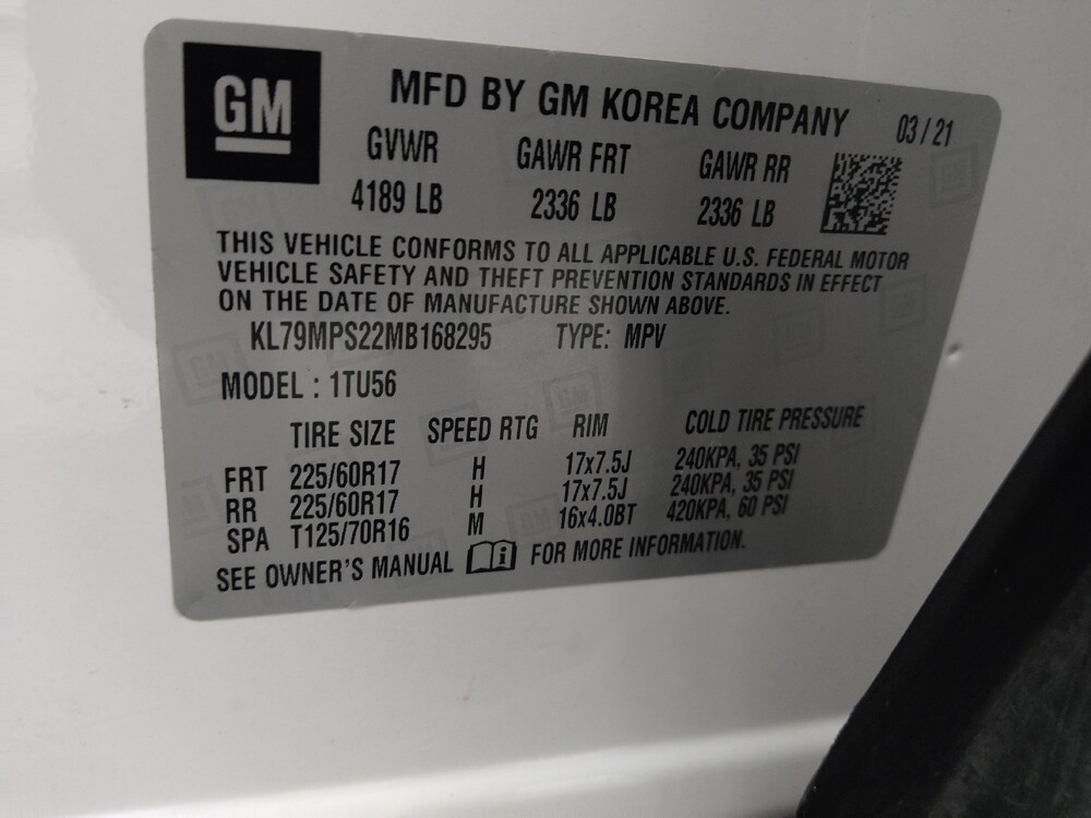 2021 Chevrolet TrailBlazer in St. Louis, MO 63136 - 18128221 33