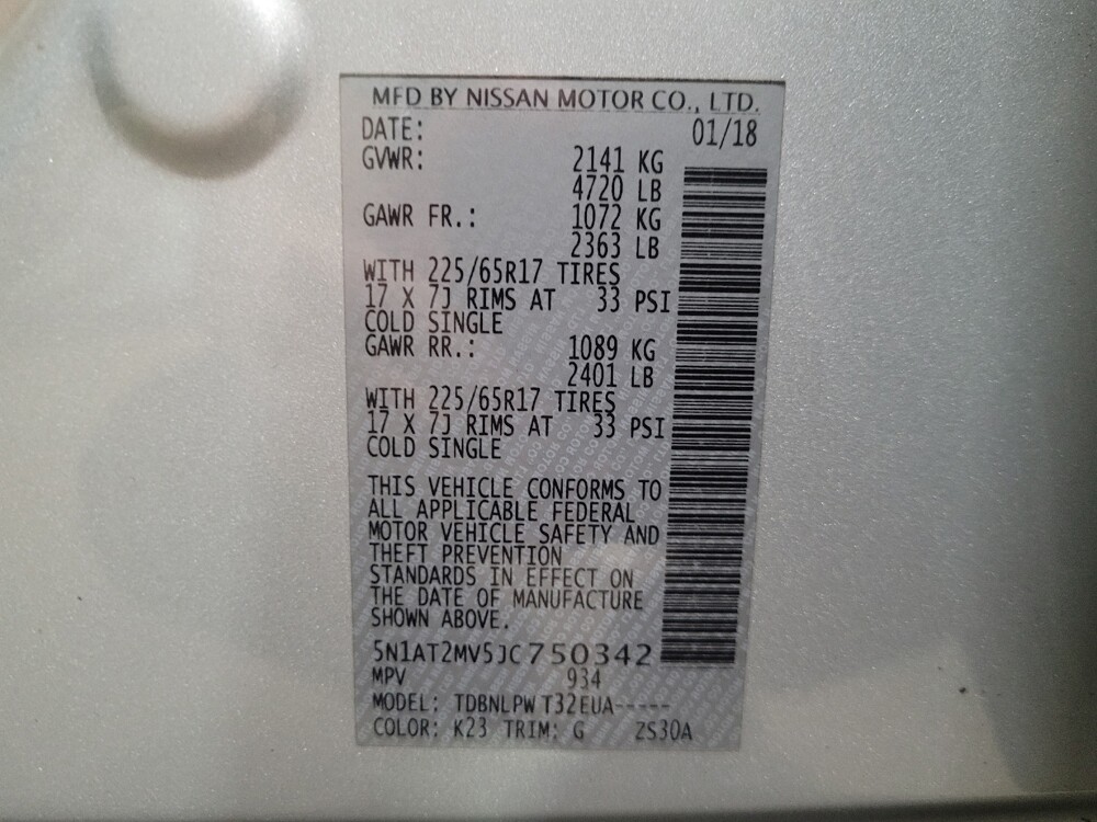 2018 Nissan Rogue in Williamstown, NJ 8094 - 18128260 33