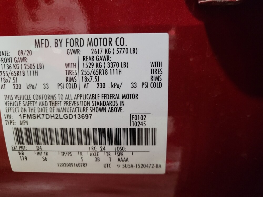 2020 Ford Explorer in New Castle, DE 19720 - 18128270 33