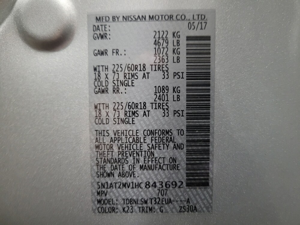 2017 Nissan Rogue in Williamstown, NJ 8094 - 18128284 33