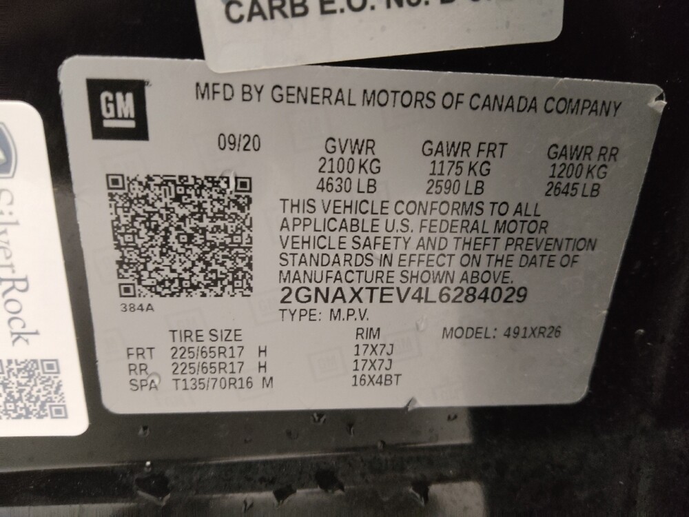 2020 Chevrolet Equinox in Gladstone, MO 64118 - 18128287 33