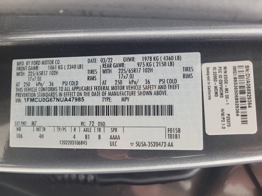 2022 Ford Escape in St. Louis, MO 63125 - 18128288 33