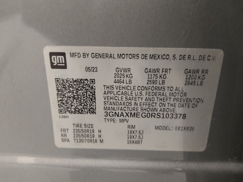 2024 Chevrolet Equinox in St. Louis, MO 63136 - 18128299 33