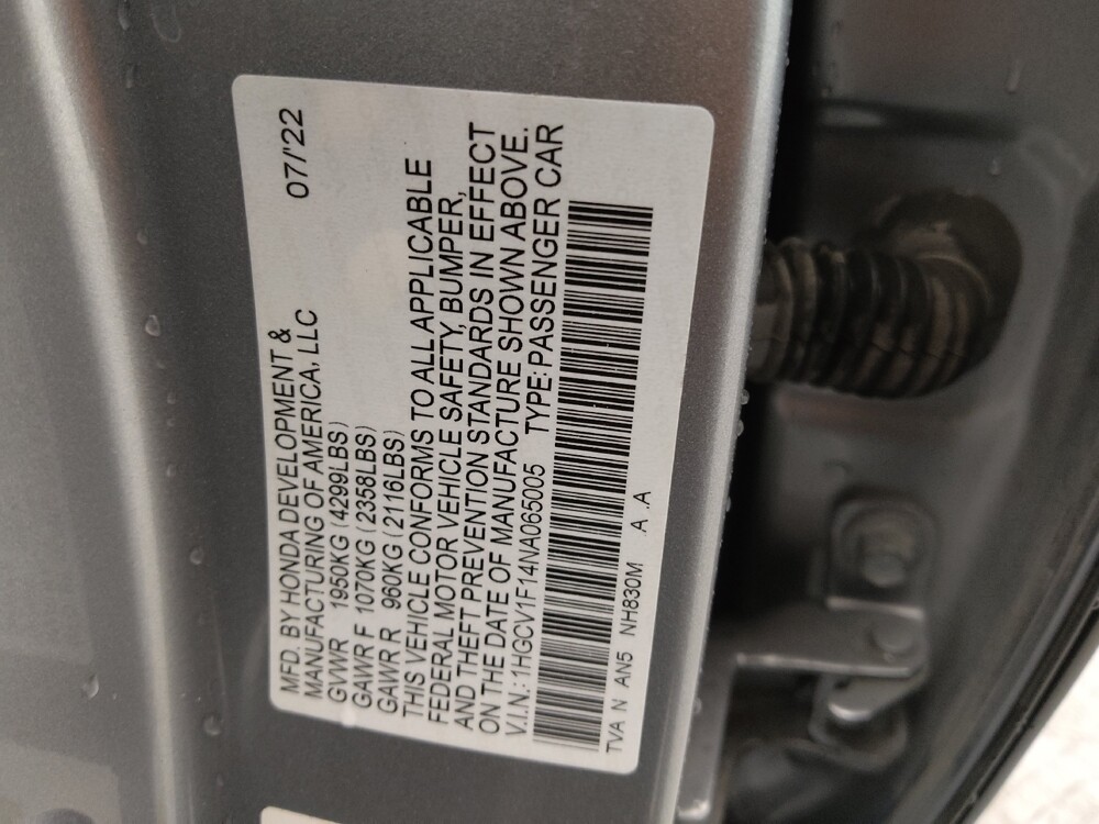 2022 Honda Accord in Gladstone, MO 64118 - 18128318 33