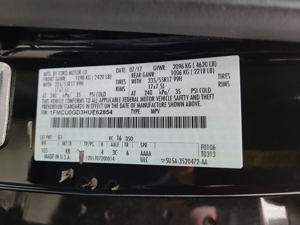 2017 Ford Escape in Taylor, MI 48180 - 18128338 33