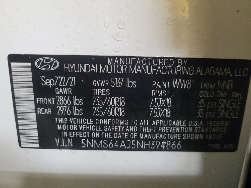 2022 Hyundai Santa Fe in Conyers, GA 30094 - 18128413 33