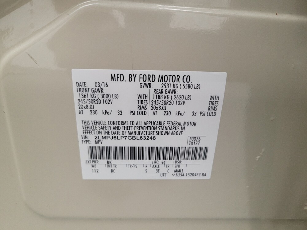 2016 Lincoln MKX in Riverside, CA 92504 - 18128422 33