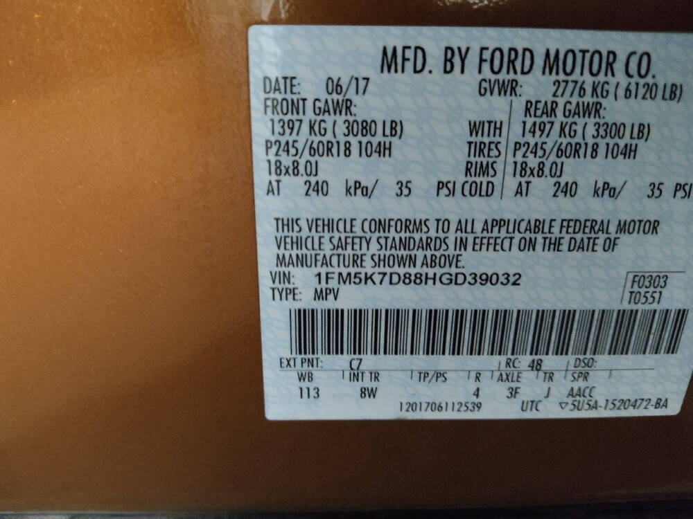 2017 Ford Explorer in Albany, GA 31705 - 18128445 33