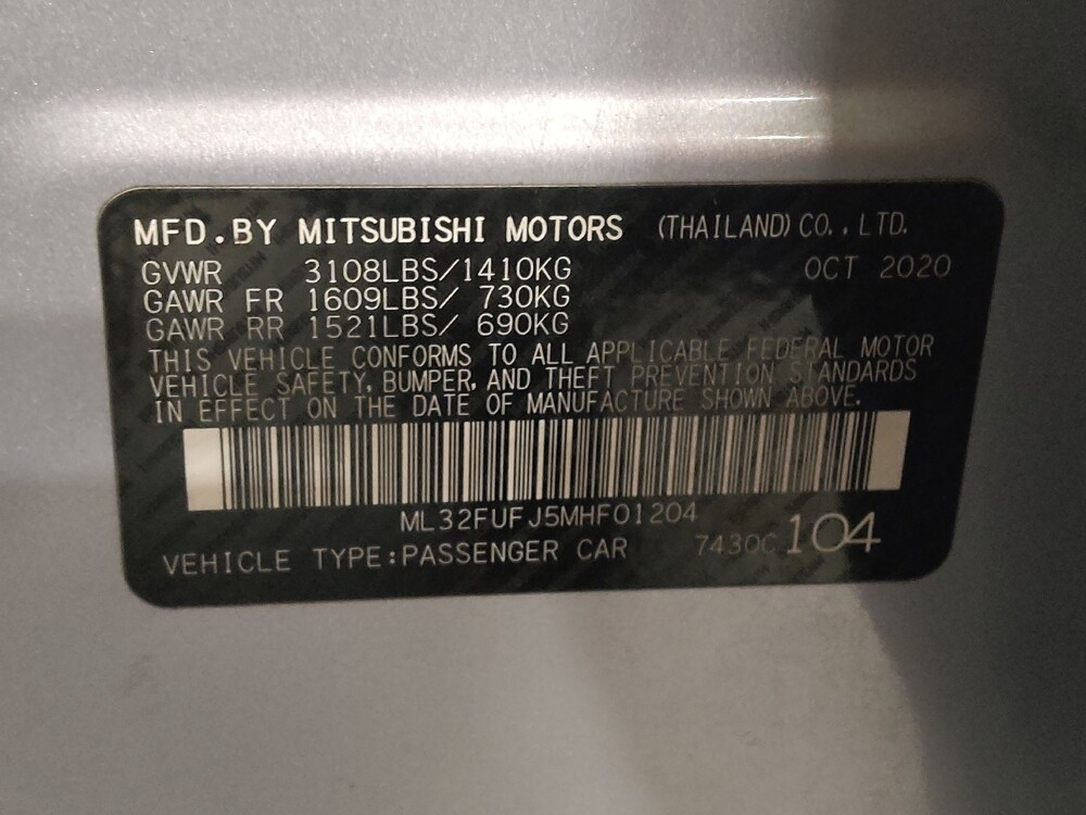 2021 Mitsubishi Mirage G4 in Lubbock, TX 79424 - 18128468 33