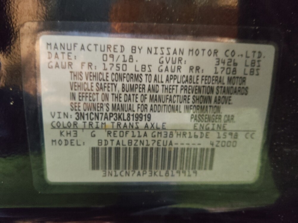 2019 Nissan Versa in Round Rock, TX 78664 - 18128469 33