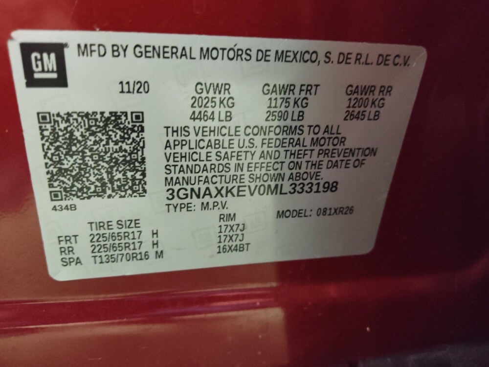 2021 Chevrolet Equinox in San Antonio, TX 78238 - 18128487 33