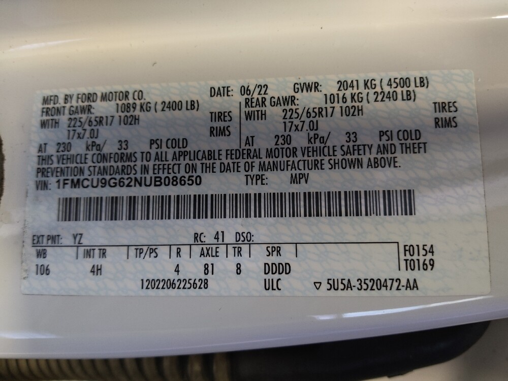 2022 Ford Escape in Tucson, AZ 85705 - 18128502 33